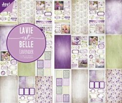 Комплект дизайнерски картони - Lavender - 18 листа