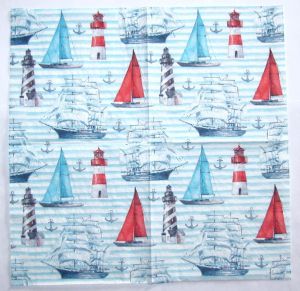 Салфетка Watercolor Sailing Motifs 052901