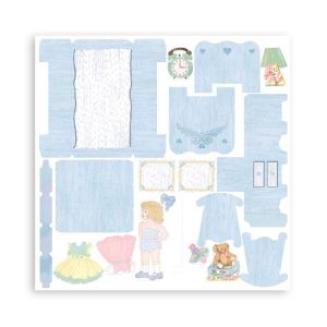 Комплект дизайнерска хартия - Pop Up 3D Cards - DayDream Babyroom - 2 двустранни листа