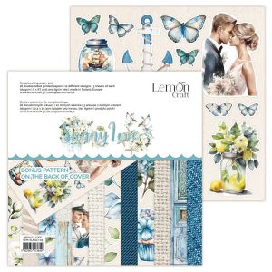 Комплект дизайнерска хартия - SUNNY LOVE Elements - 18 листа
