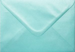 Комплект перлени пликове - Turquoise - 5 бр. - размер C6