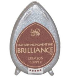 Бързосъхнещ пигментен тампон - BRILLIANCE - Crimson Copper / Пурпурна мед