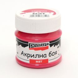 Матова акрилна боя Pentart – Кармин - 50 мл.