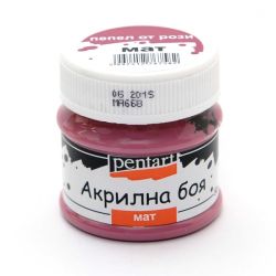 Матова акрилна боя Pentart – Ружа - 50 мл