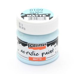 Акрилна боя мат - заскрежено синьо - 50мл.