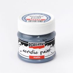 Акрилна боя мат - винтидж син - 50мл.