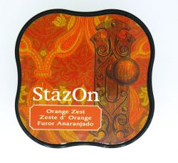 Тампон за всякаква твърда или гланцирана повърхност - StazOn midi - Orange Zest