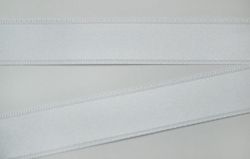 Панделка сатен - Бяло - 10м. №01