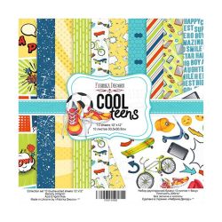 Комплект дизайнерска хартия - Cool Teens - 10 двустранни листа
