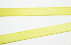 Панделка сатен - Светло жълто - 10м. №81