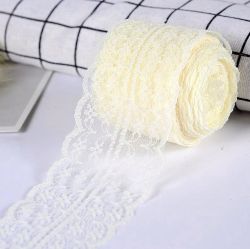 Дантела - Светло жълто - 1м.