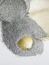 Цветен декоративен пясък - Сребро