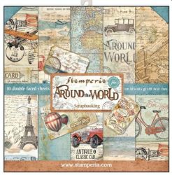 Комплект дизайнерска хартия - Around the World - 10 двустранни листа