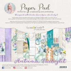 Комплект дизайнерска хартия - AUTUMN TWILIGHT - 24 листа