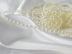 Наниз полусферични перли - Шампанско - 3 мм. -  2.00 м.