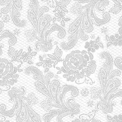Пакет Салфетки Lace Royal pearl Silver 007654