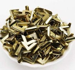 Метални ъгли - Злато - 8 бр. 1.70 х 1.70 см