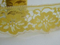 Дантела - Горчица -  1 м