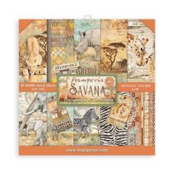 Комплект дизайнерска хартия - SAVANA - 10 листа