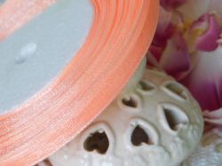 Панделка Органза - Праскова - 45 м. - 0.60 см