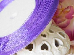 Панделка Органза - Аметист лилаво - 45 м. - 0.60 см