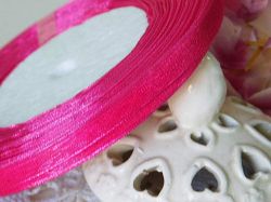 Панделка Органза - Наситена Циклама - 45 м. - 0.60 см