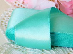 Панделка сатен - Светъл тюркоаз - 10м. №65
