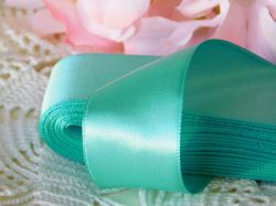 Панделка сатен - Светъл тюркоаз - 10м. №65