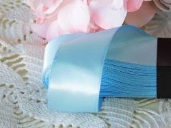 Панделка сатен - Небесно синьо - 10 м №92