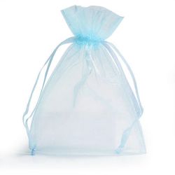 Подаръчни торбички - Органза Синьо Stamperiа - 6 бр