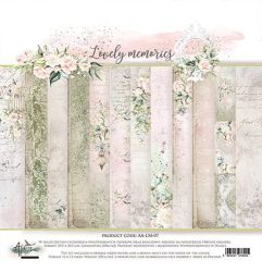 Комплект дизайнерска хартия - LOVELY MEMORIES - 6 двустранни листа