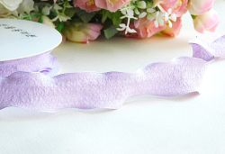 Панделка Шифон - Люляк лилаво - 8.00 м.
