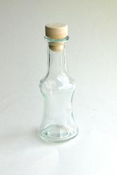 Стъклена бутилка с тапа - малка