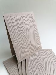Релефни Заготовки за картички- Дървесна кора - 5 бр.