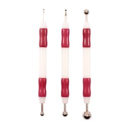 Инструменти за релеф и моделиране Vaessen Creative - Modelling Ball Tools - 3 бр.