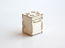 3D елементи за миниатюра - Печка
