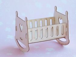 Елементи за експлодираща кутия - Бебешко легло люлка