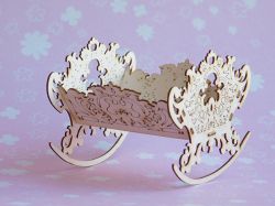 Елементи за експлодираща кутия - Бебешко легло люлка