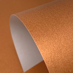 Едностранна перлена хартия - Copper -  A4 - 120 g/m²