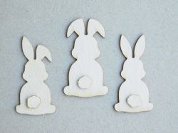 Зайчета с опашки - 3 бр.