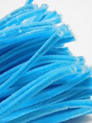 Пухкава тел - Наситено светло синьо - 10 бр.