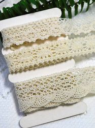 Памучна дантела - Микс Крем - 3 м.