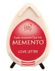 Бързосъхнещ тампон за печати Tsukineko Memento Dew Drop – Love Letter – Любовно писмо