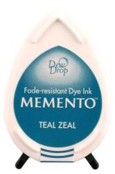 Бързосъхнещ пигментен тампон - MEMENTO -  TEAL ZEAL
