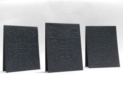 Релефни Заготовки за картички - Nero - 3 бр.