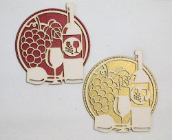 Наздраве - вино с чаши - 2 бр