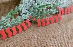 Гирлянд - Коледни чорапчета - 3 бр