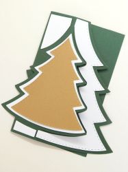 Заготовки за картички - Swing Golden Tree - 1 бр.