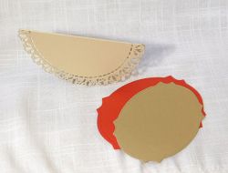 Перлени Заготовки Rocking Lace - Златно и Червено - 3 бр.