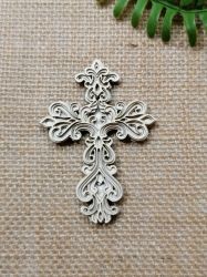 Многопластови 3D Елементи - Кръст - 10,00 х 7,00 см - 1 бр.